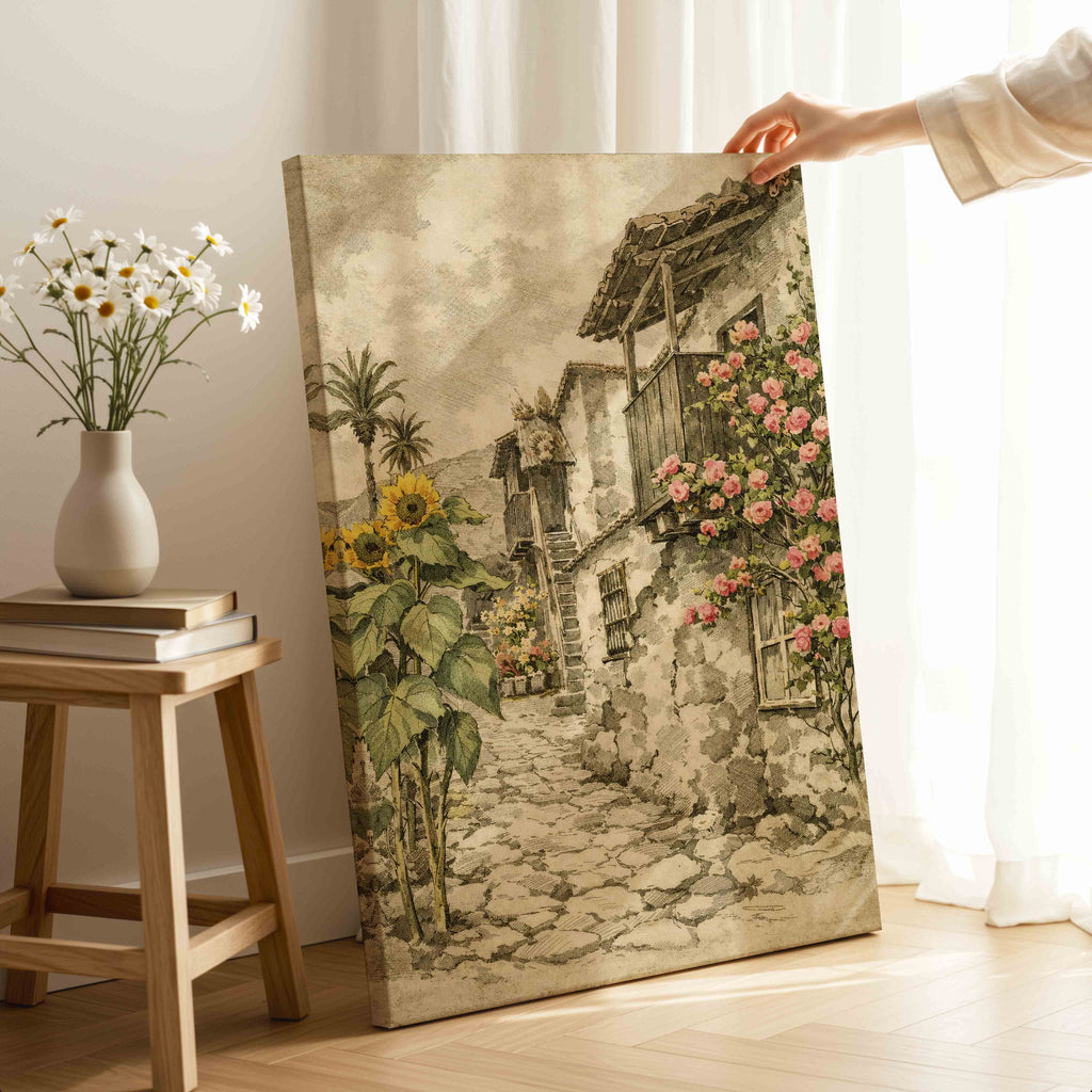 Casas Canarias y Girasoles