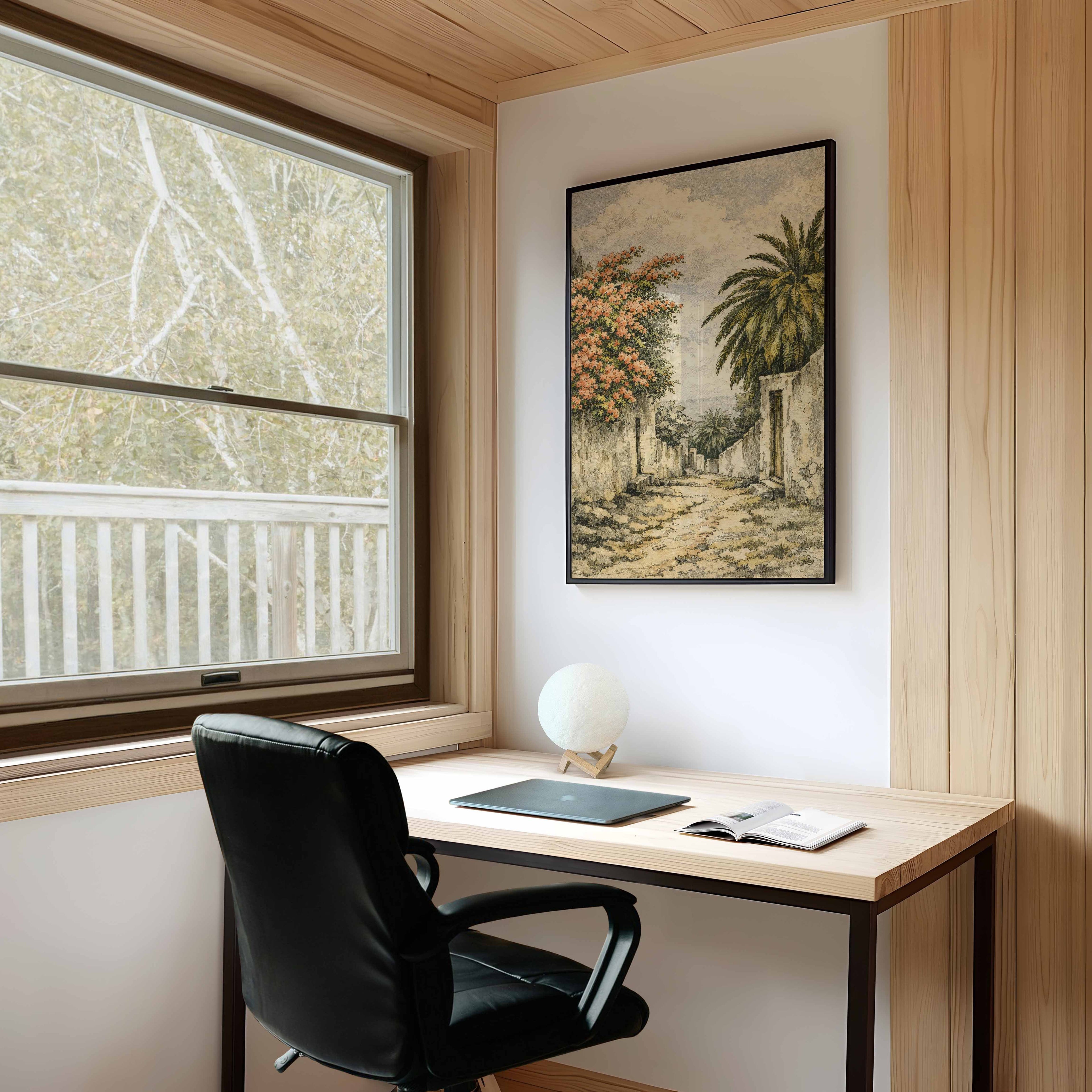 Camino Canario, Buganvilla y Palmera