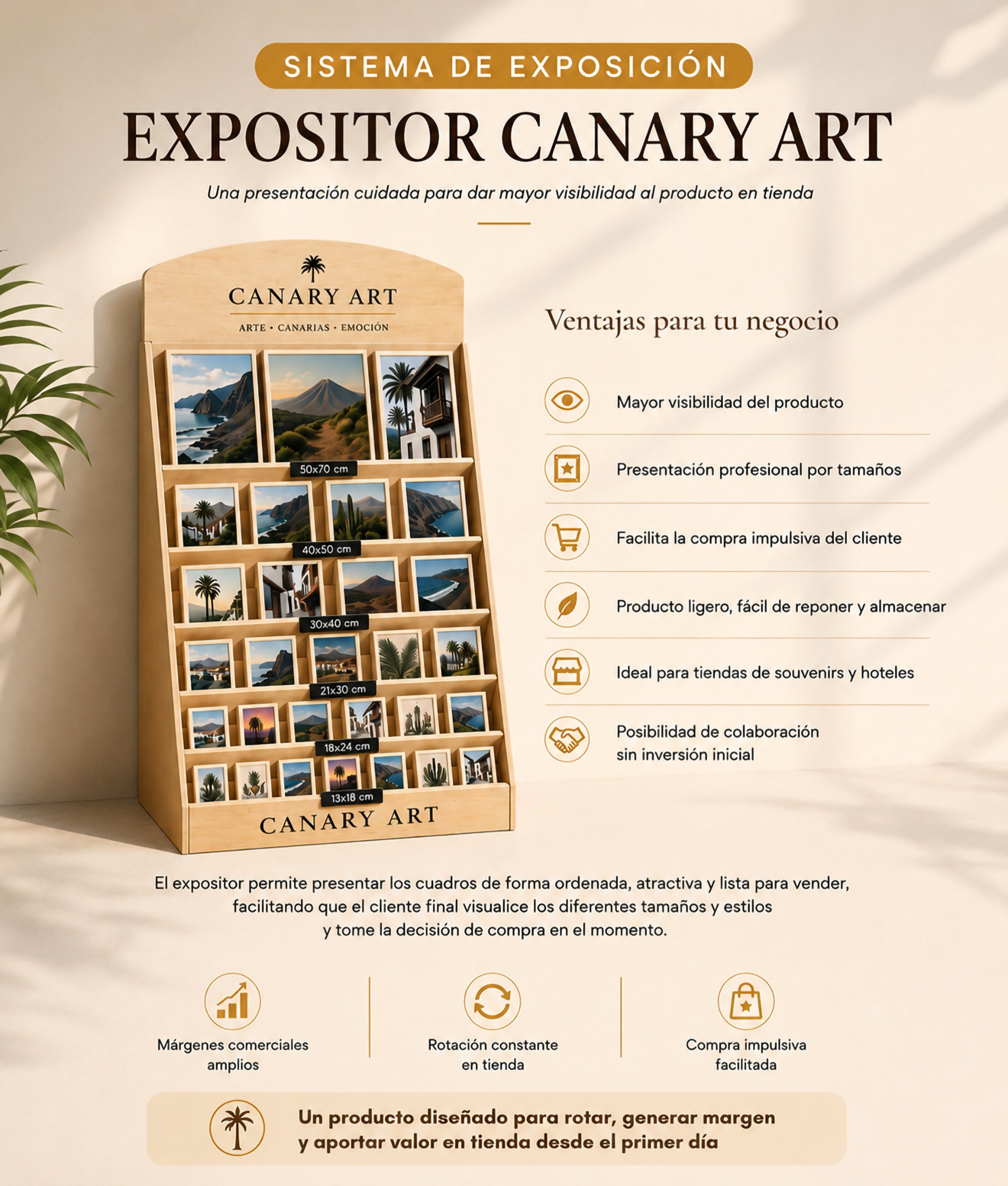 Sistema de Exposición - Expositor Canary Art
