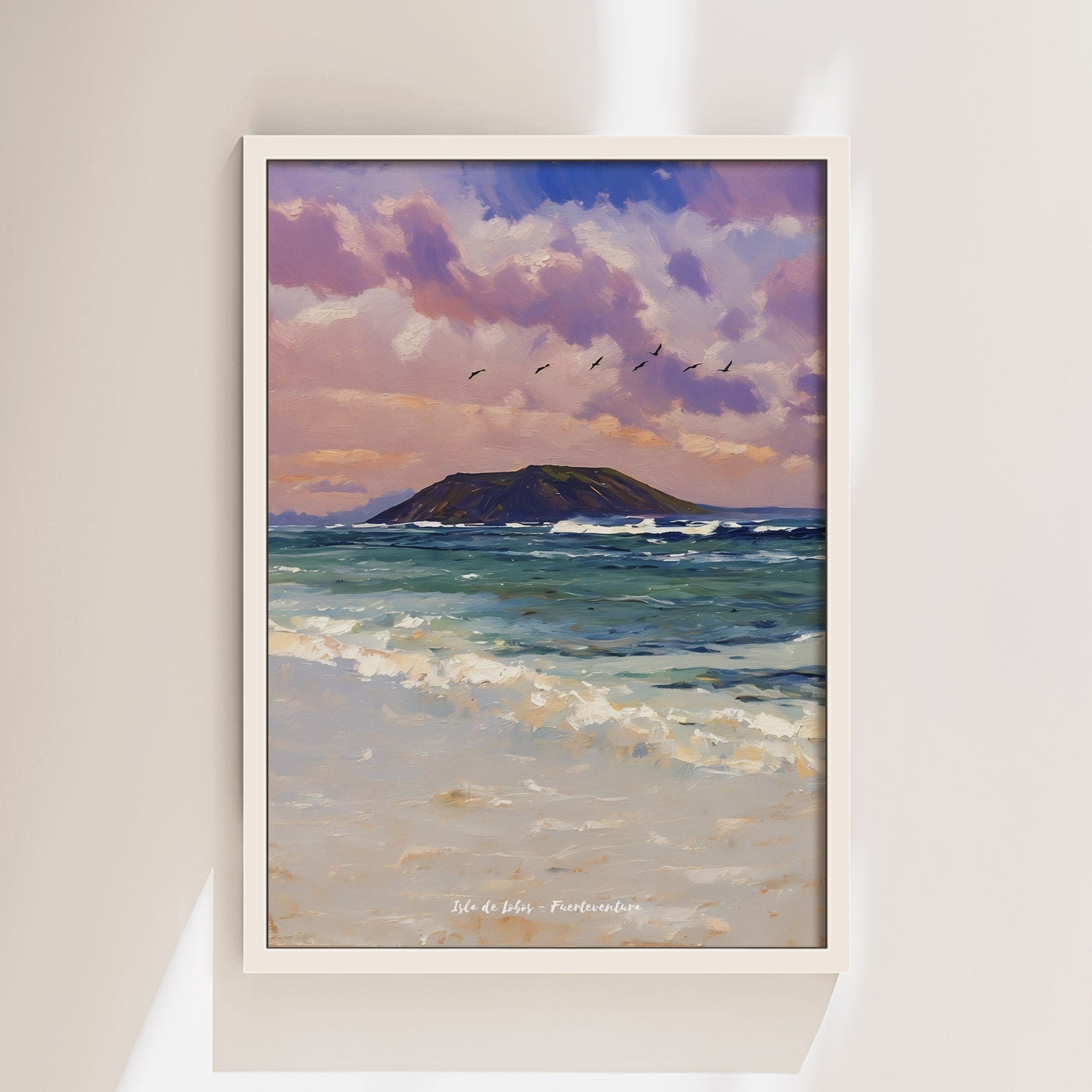 Isla de Lobos al Atardecer