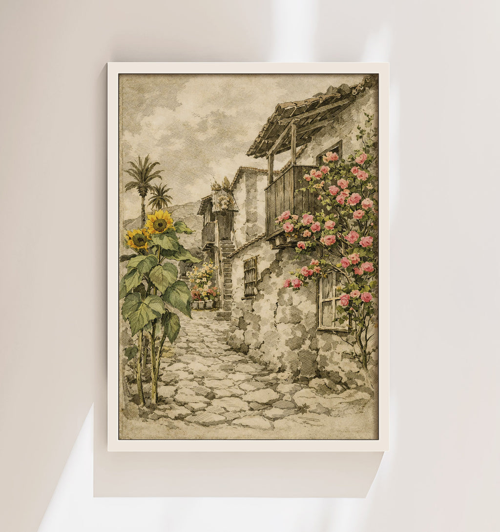 Casas Canarias y Girasoles