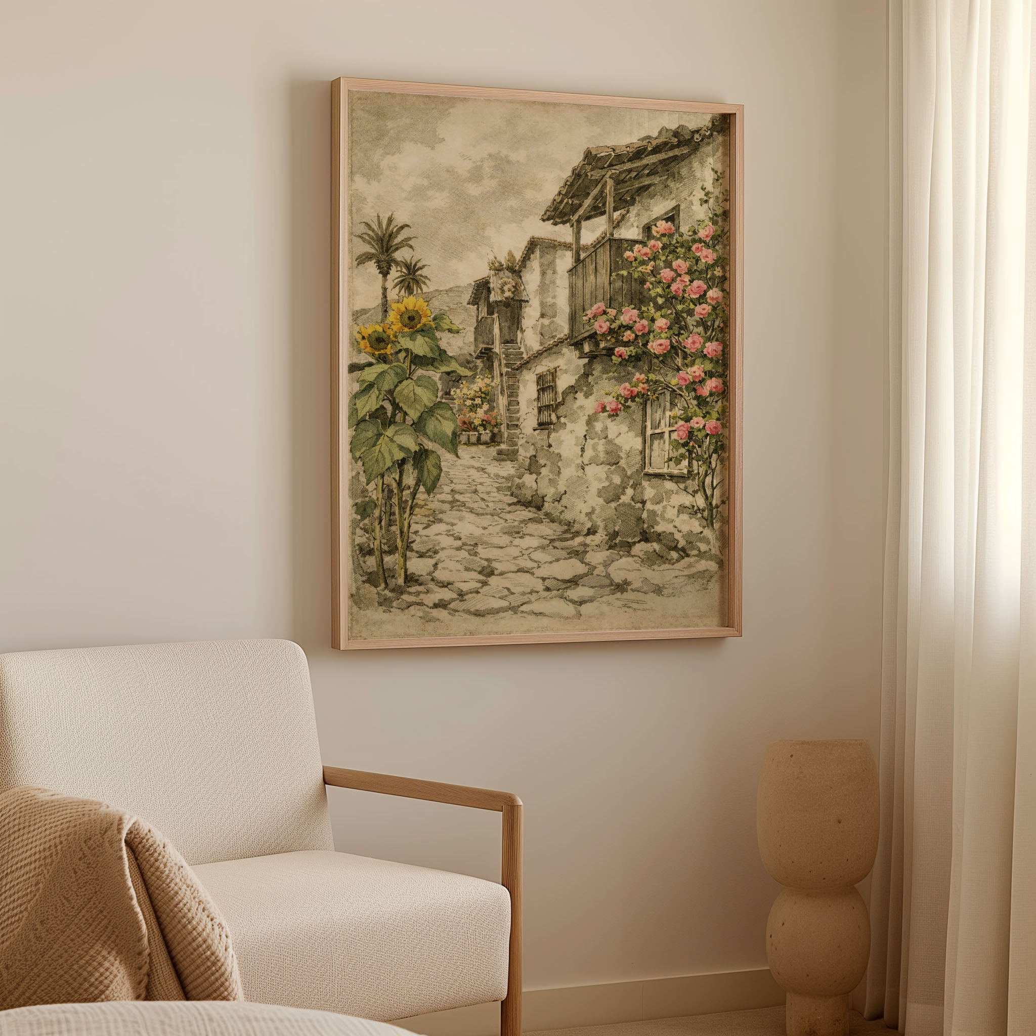 Casas Canarias y Girasoles