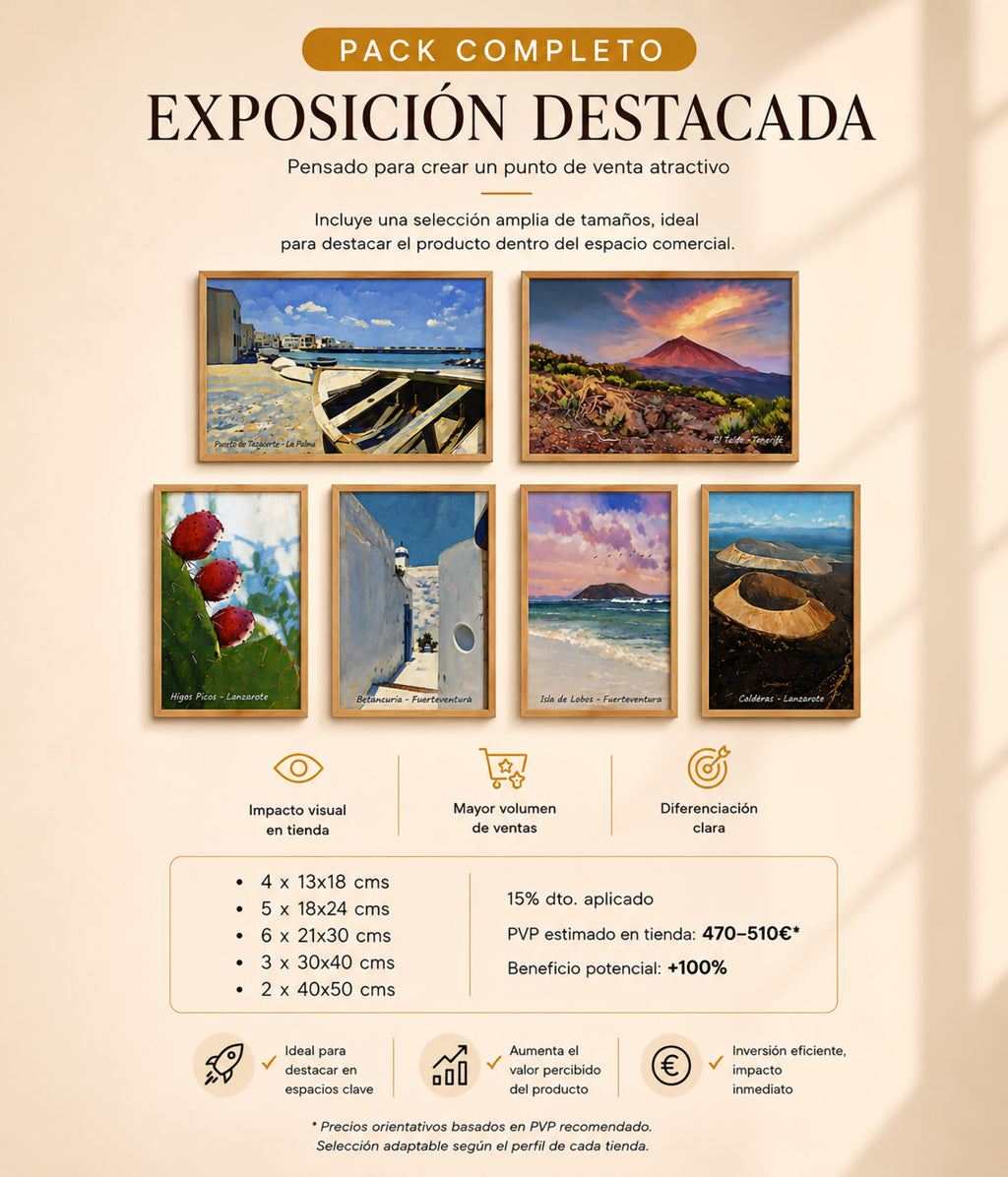 Pack Completo - Exposición Destacada