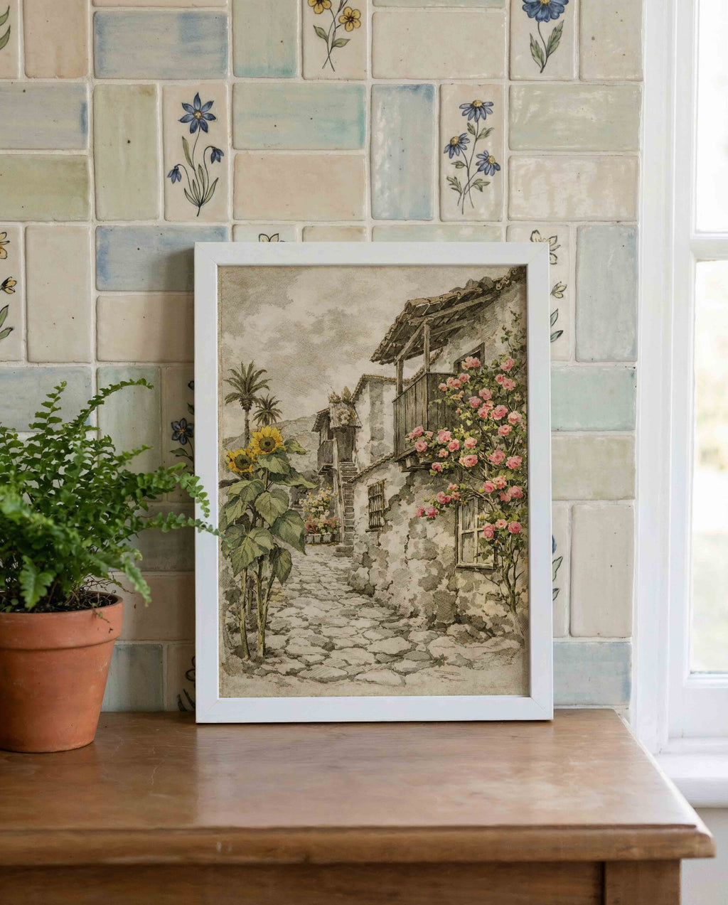 Casas Canarias y Girasoles