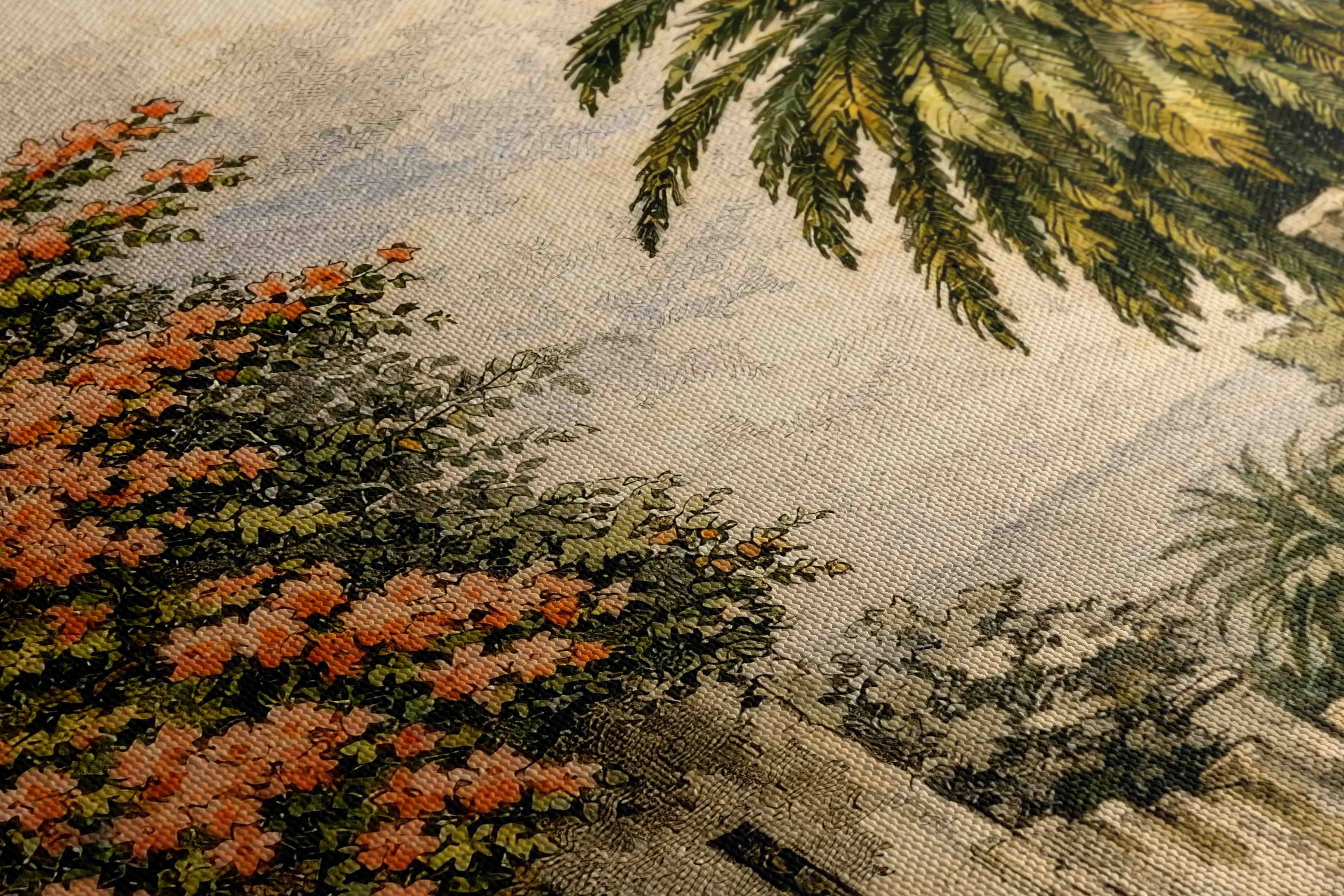 Camino Canario, Buganvilla y Palmera