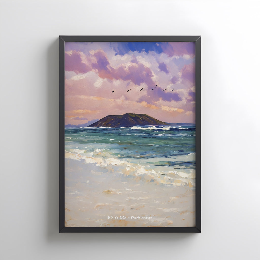 Isla de Lobos al Atardecer