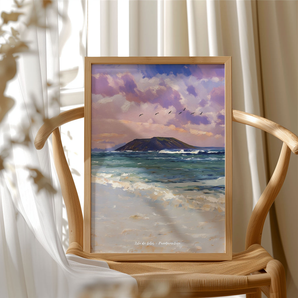 Isla de Lobos al Atardecer