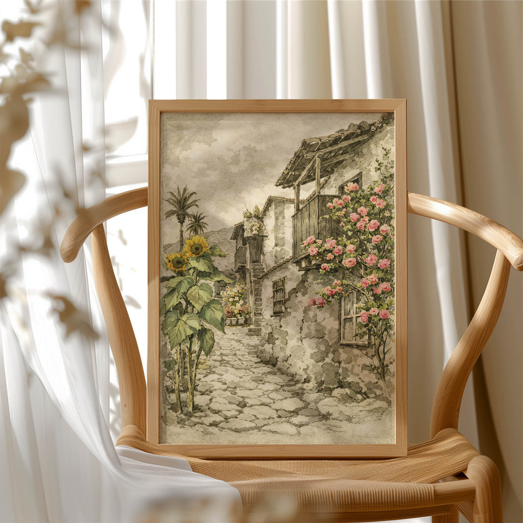 Casas Canarias y Girasoles