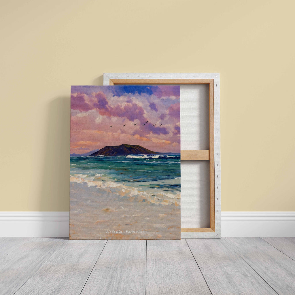 Isla de Lobos al Atardecer
