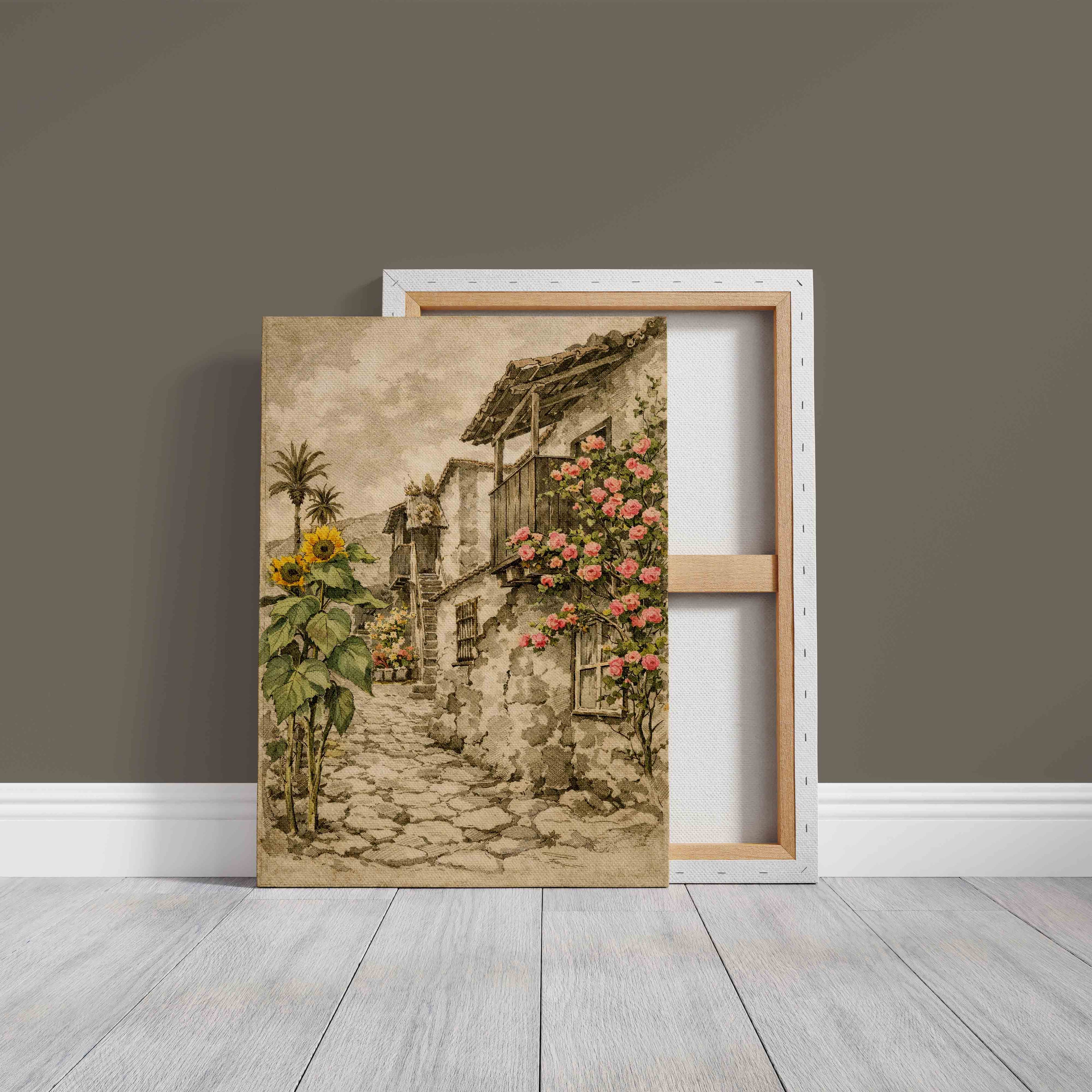 Casas Canarias y Girasoles